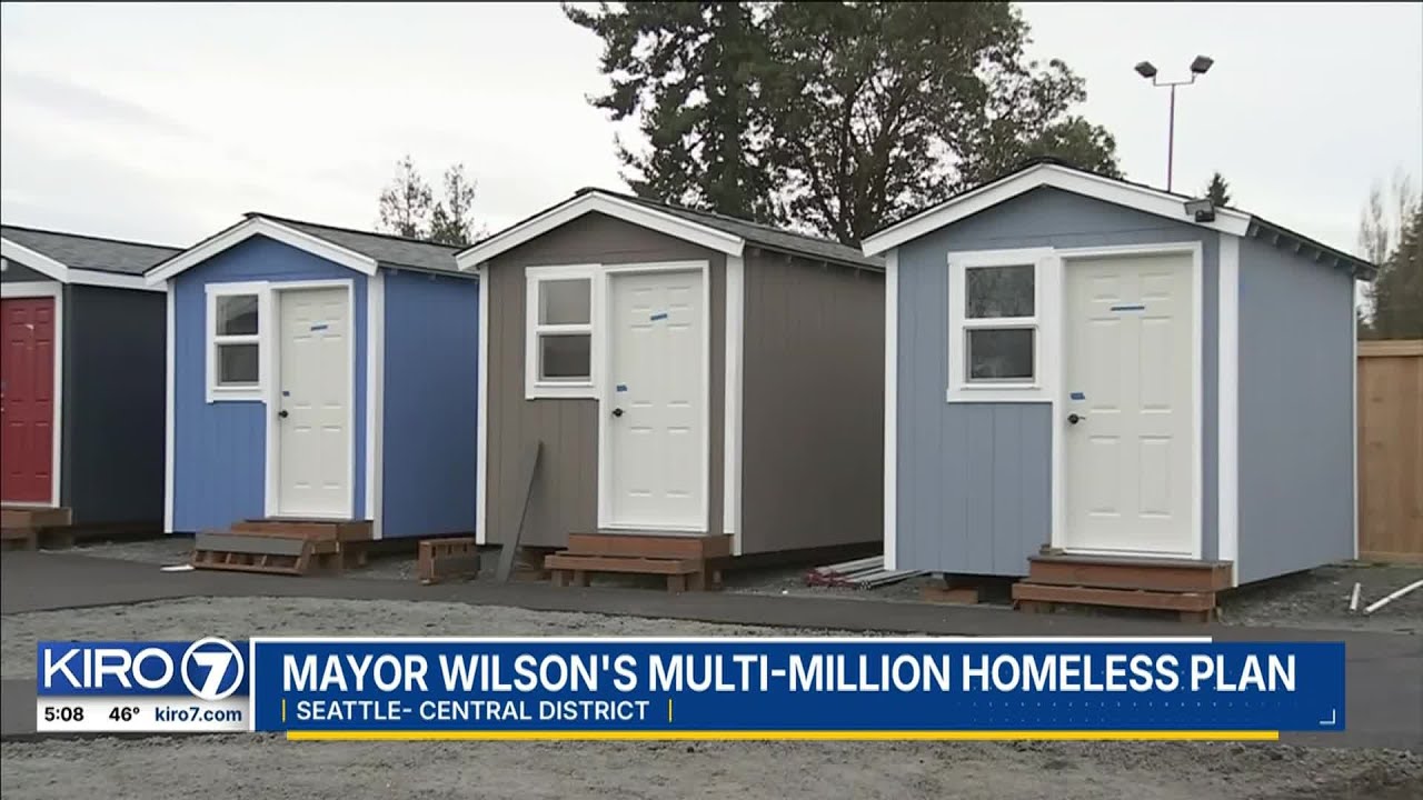 Seattle mayor announces multi-million homeless shelter plan, avoids questions on details