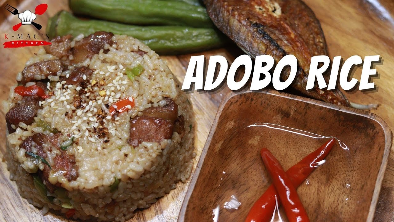 How to Cook Adobo Rice? | #adoborice | K-Mac's Kitchen