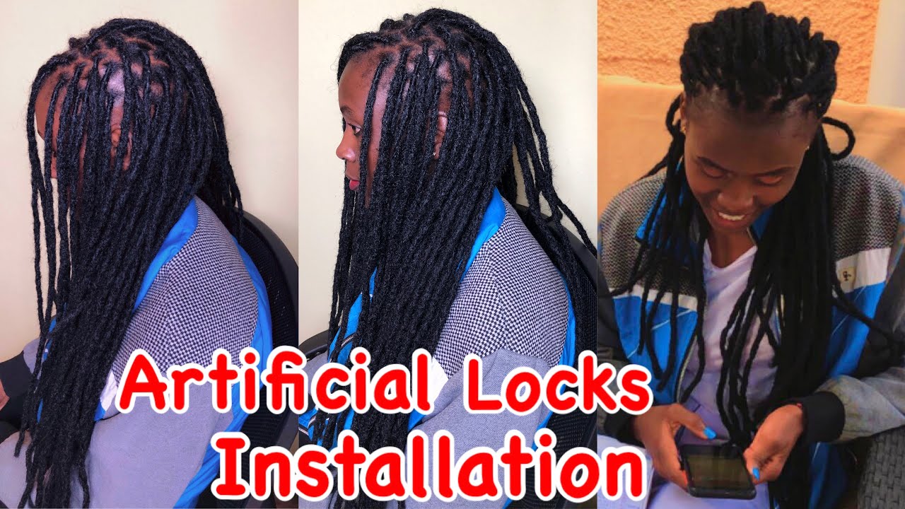 #22 Artificial #dreadlocks Installation || From Begin to End @JANEILHAIRCOLLECTION