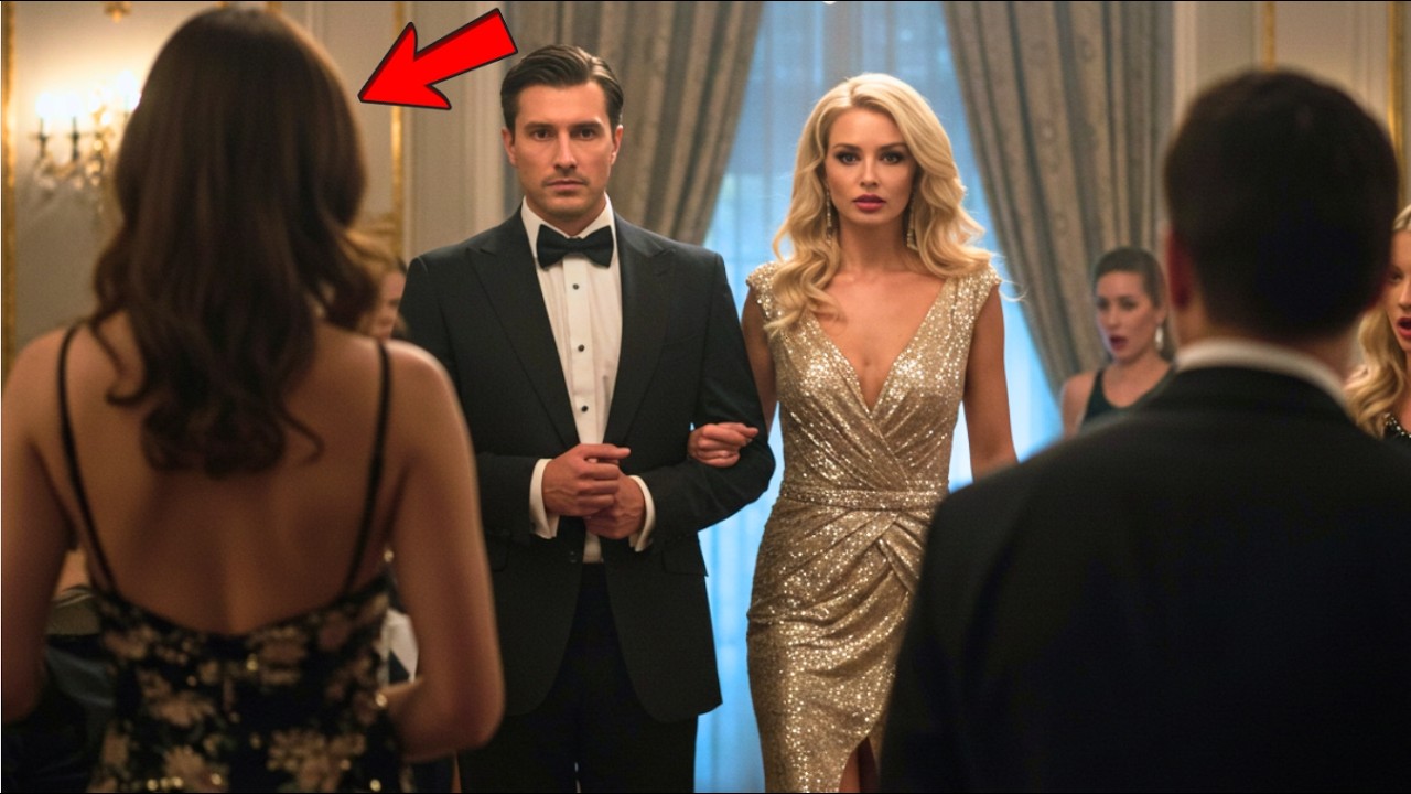 Llevó a la amante a la fiesta de gala… ¡pero su esposa entró y eclipsó a todos!
