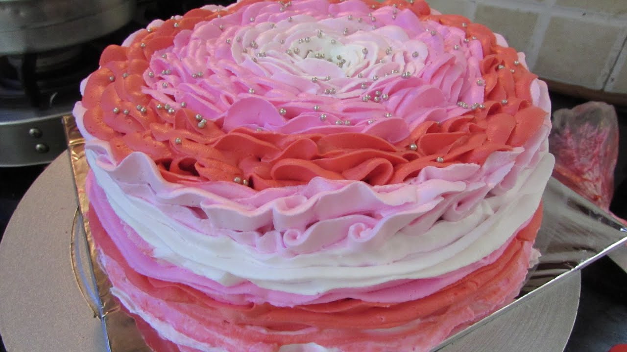 ROSE CAKE - Cake Design & Decoration by Geetika