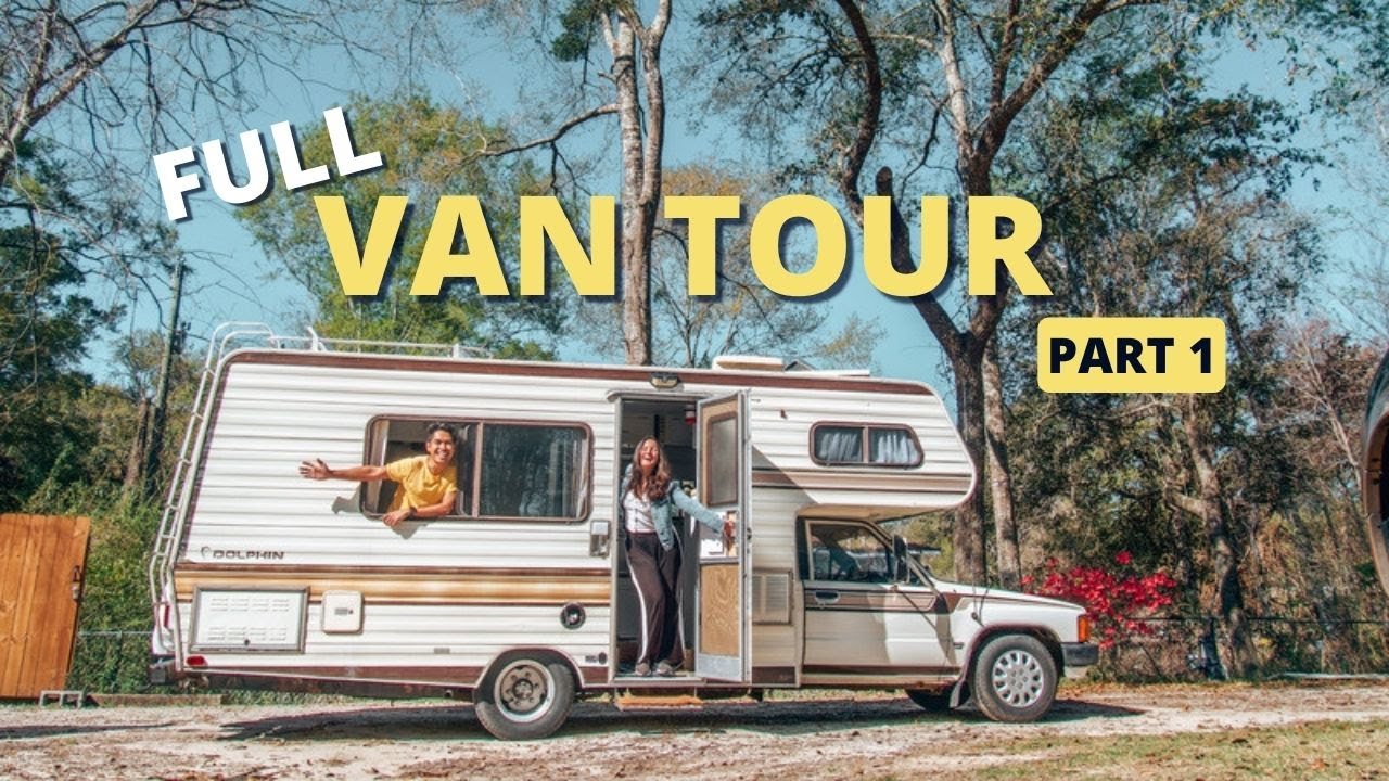 VAN TOUR - Part 1 | Vintage Toyota RV Fully Remodeled for Full Time Living