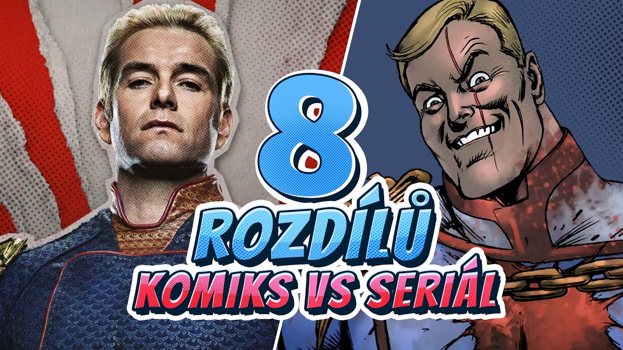 8 rozdílů mezi příběhem komiksu a seriálu The Boys #theboys #top #superhero