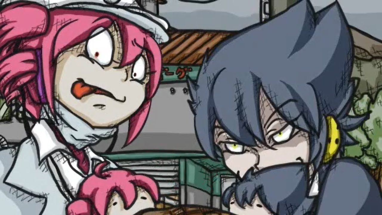 【Kasane Teto & Chikune Kenta】Despair Hamburger Factory【UTAU original song】ENGLISH SUB