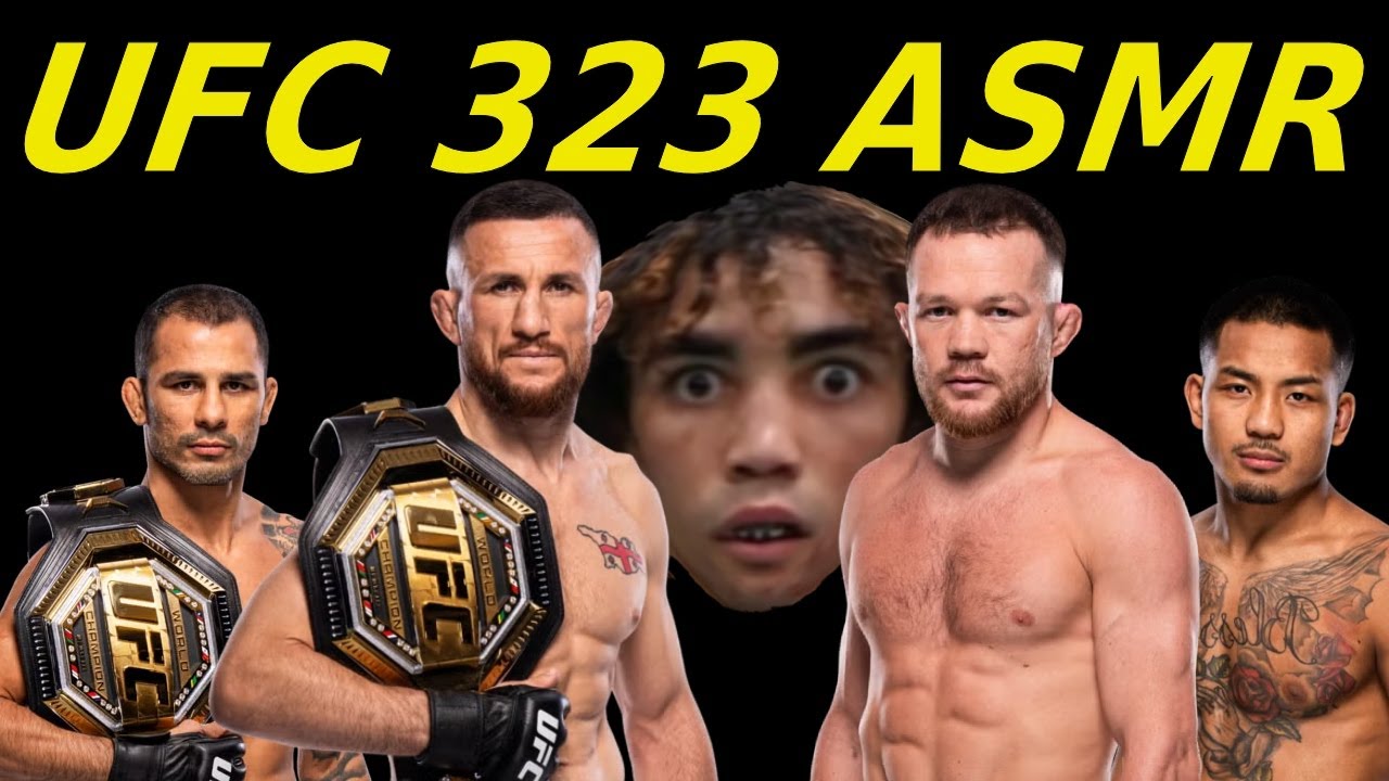 UFC ASMR - 323 Picks and Predictions