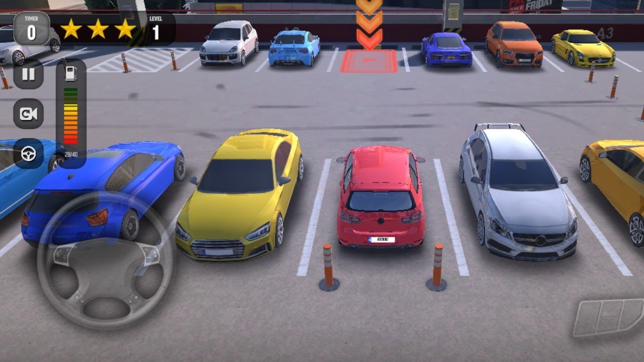 Car Parking Pro : Season 1 [ Level's 1×10 ] Complete Walkthrough.. #cargames #parkinggame #levels 