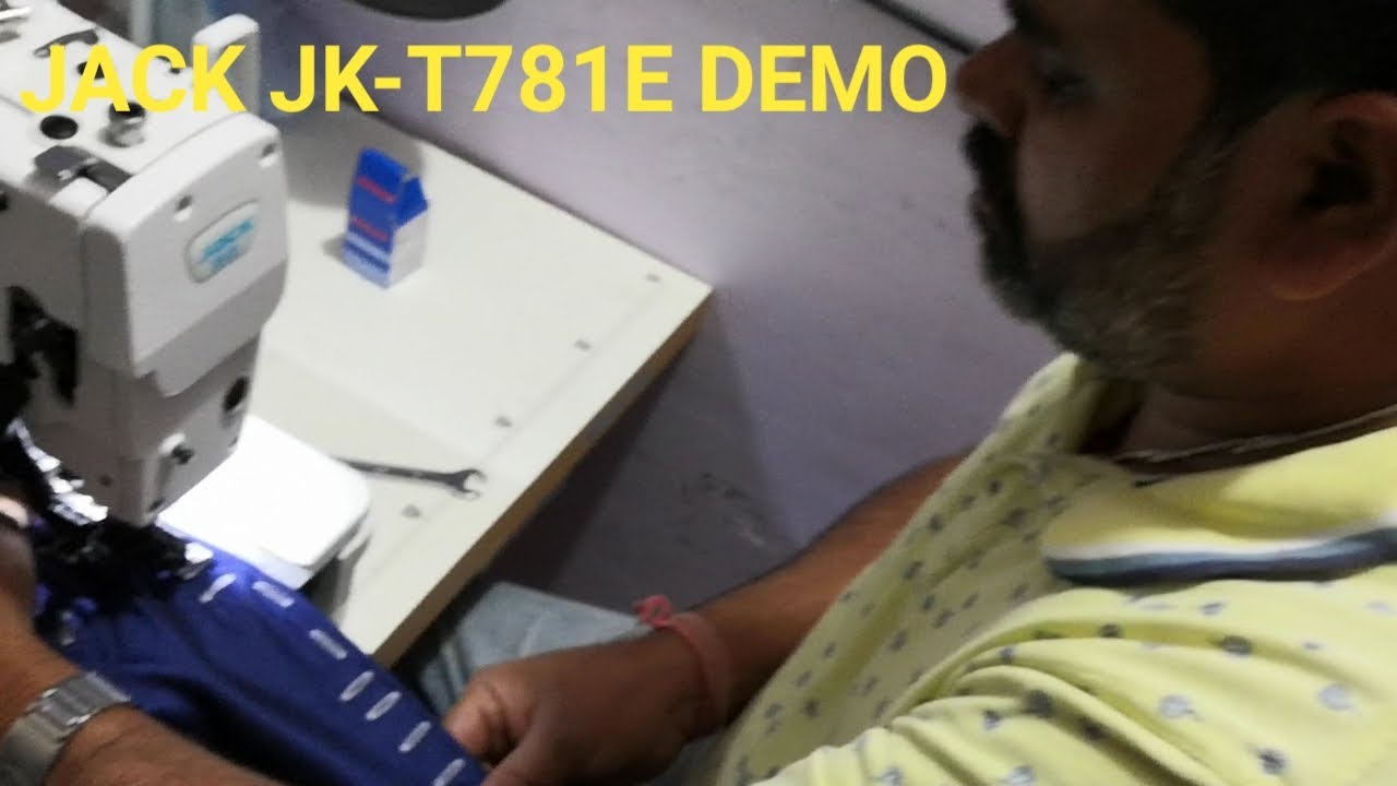 #NAYAKJI JACK JK-T781E  BUTTON HOLE SEWING MACHINE DEMO #JACK781EDEMO #KACHMACHINEDEMO