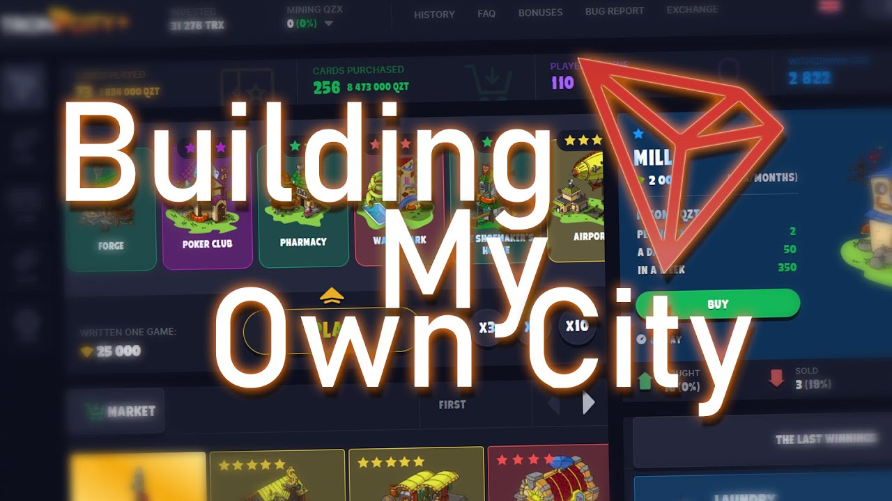 BUILDING MY OWN TRON CITY! | New Cool dApp TronCity