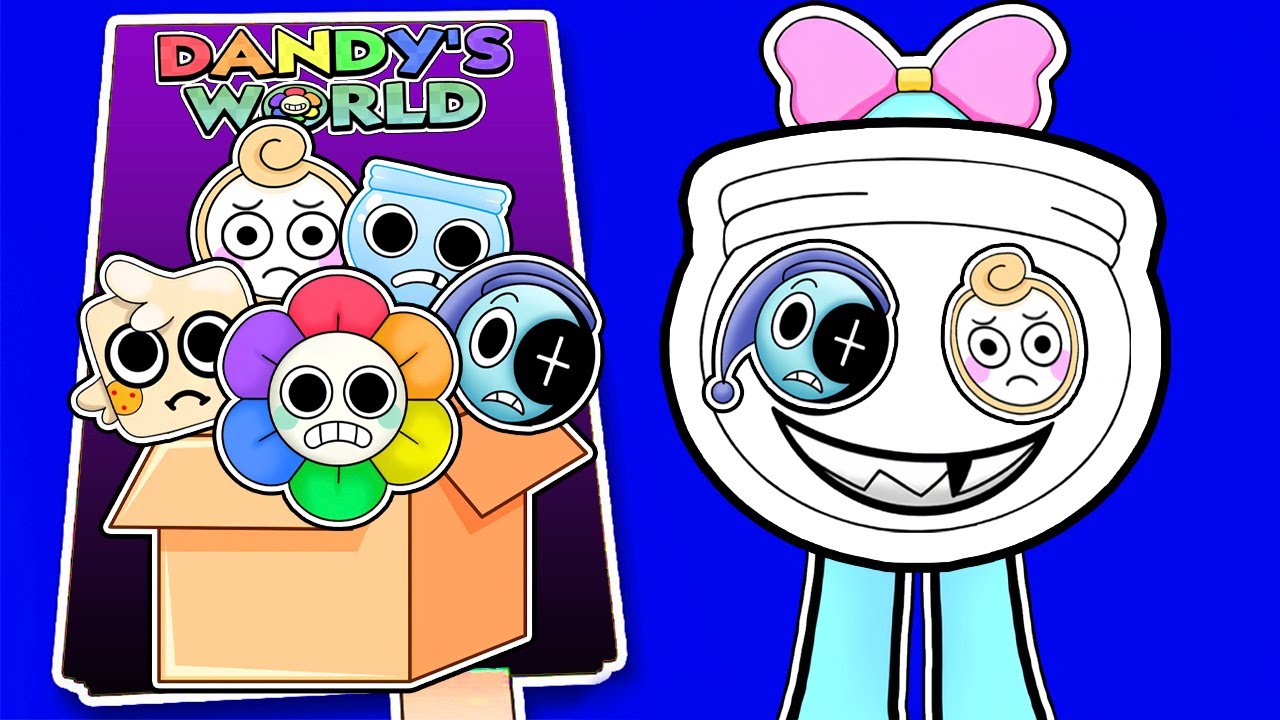 Making DANDY'S WORLD Game Book + (GOOB Squishy) DIY