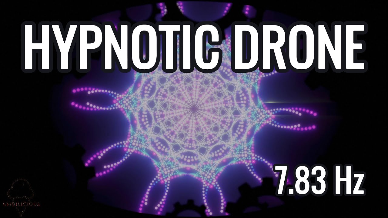 Deep Hypnotic Drone ⬡ Visual Meditation & Trance (7.83Hz Schumann Resonance)