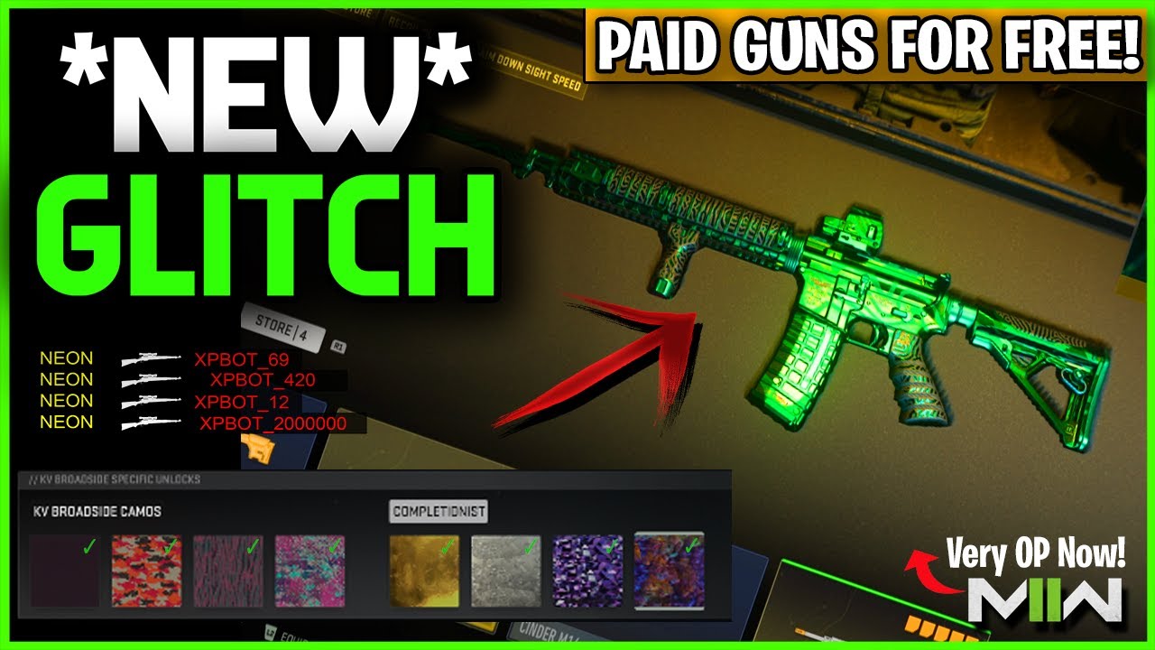 Get Any Paid Weapon From The Store For Free With This Simple Modern Warfare 2 Glitch!