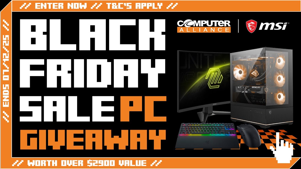 BLACK FRIDAY PC GIVEAWAY | Powered by MSI