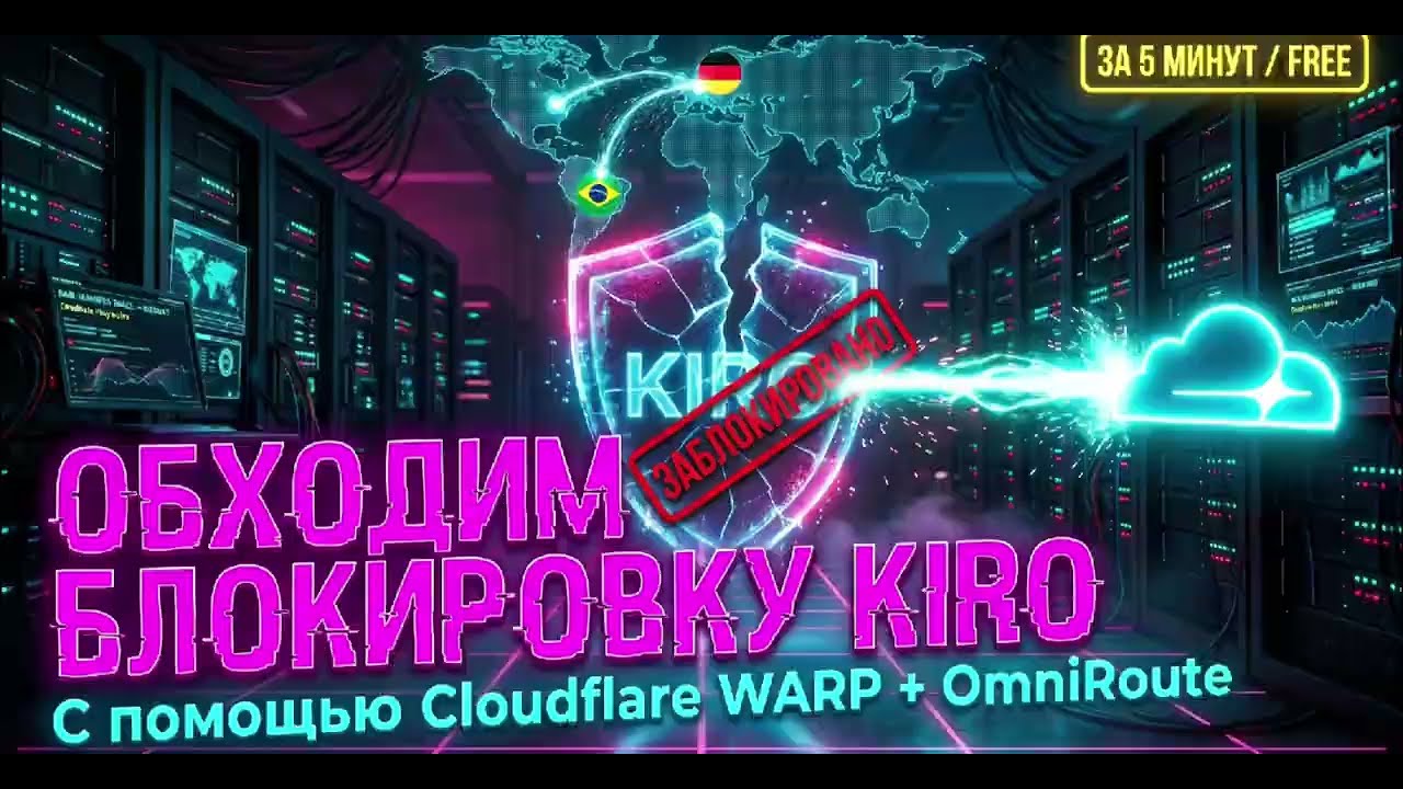 Обход блокировок AI API &mdash; прокси для OmniRoute и Kiro