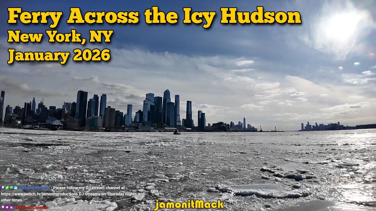 Ferry Ride Across the Icy Hudson River - 2026