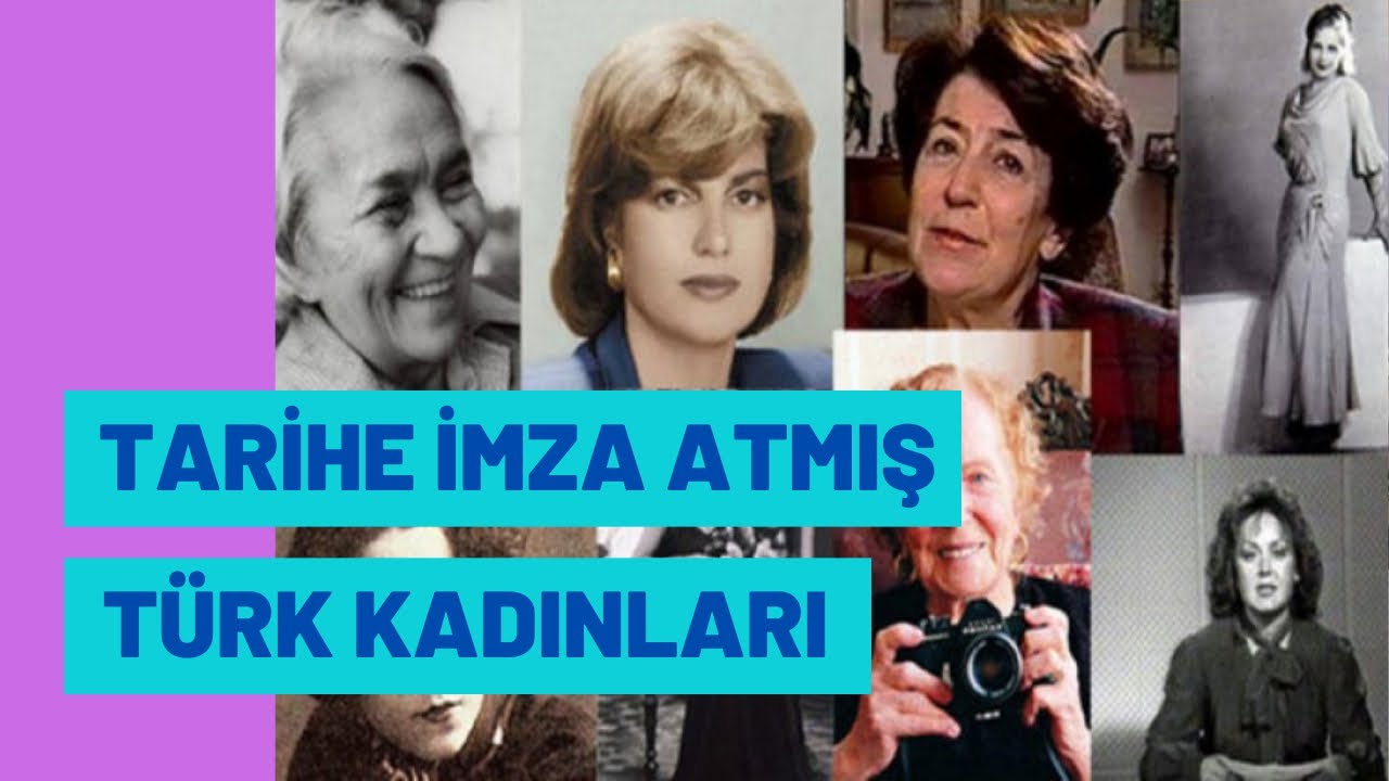 TARİHE İMZA ATMIŞ 30 TÜRK KADINI | 8 MART KADINLAR GÜNÜ | OKUL ÖNCESİ KADINLAR GÜNÜ EĞİTİCİ VİDEO
