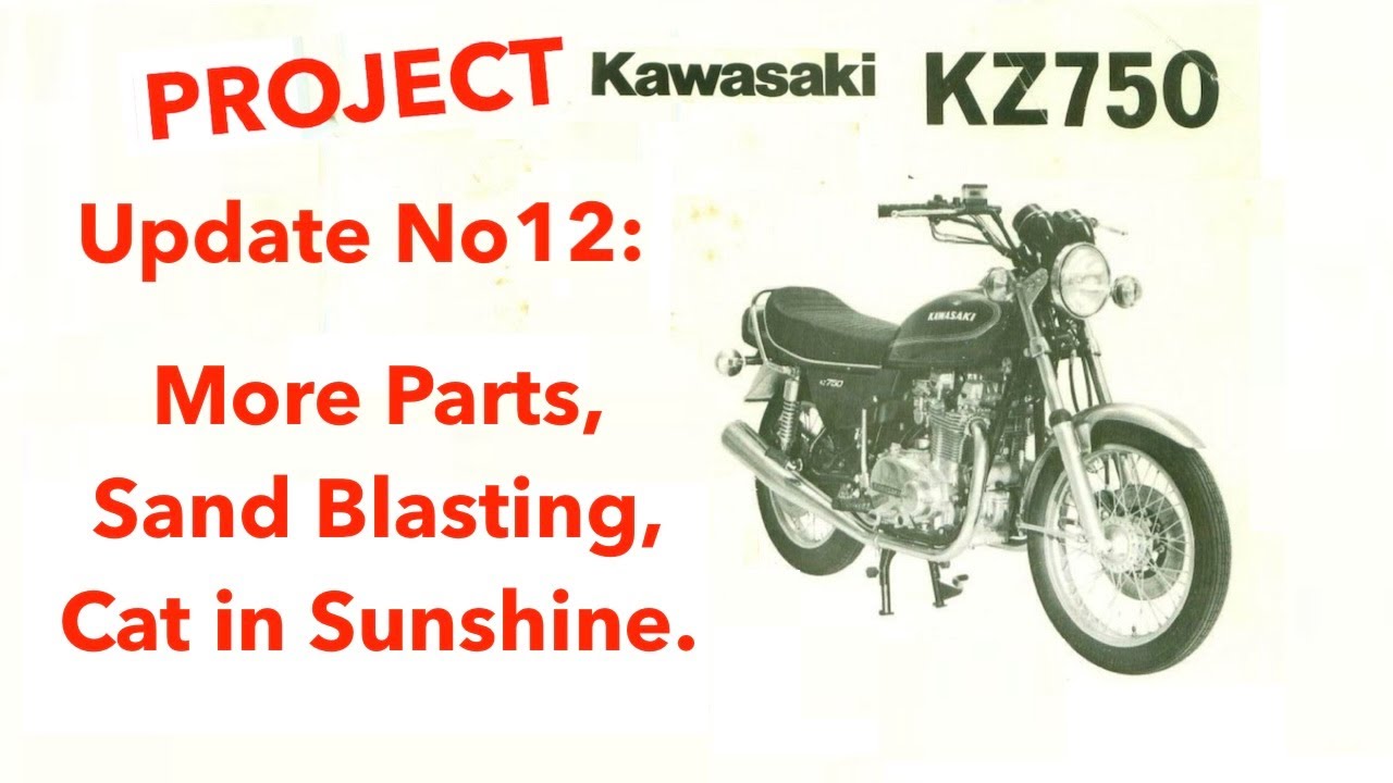 Kawasaki Z750 Twin: More Parts, Blasting & Cat in the Sun.