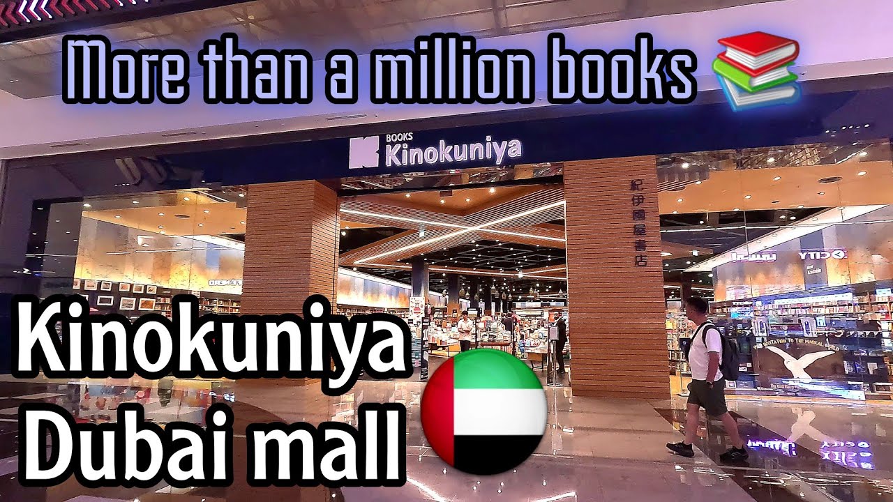Kinokuniya Bookshop in Dubai Mall. A collection of more than a million book.