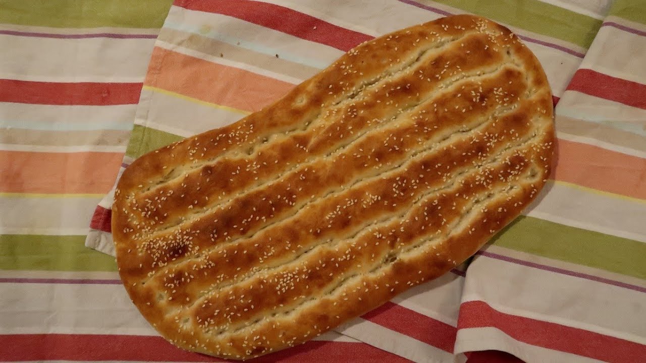 Iranian Nane Barbari לחם איראני נאן ברברי בבית מאלף עד תיו עם מקס מלכיאל نون بربری خانگی