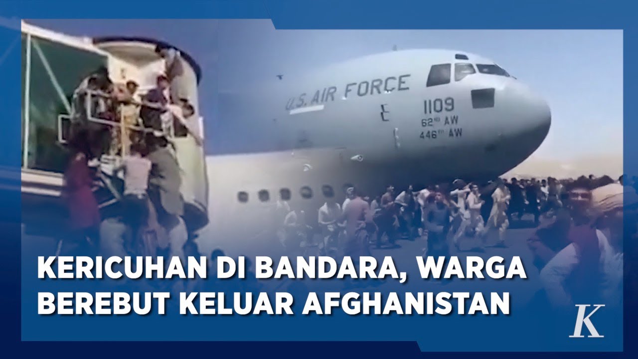 Warga Kabul Berebut Keluar Afghanistan
