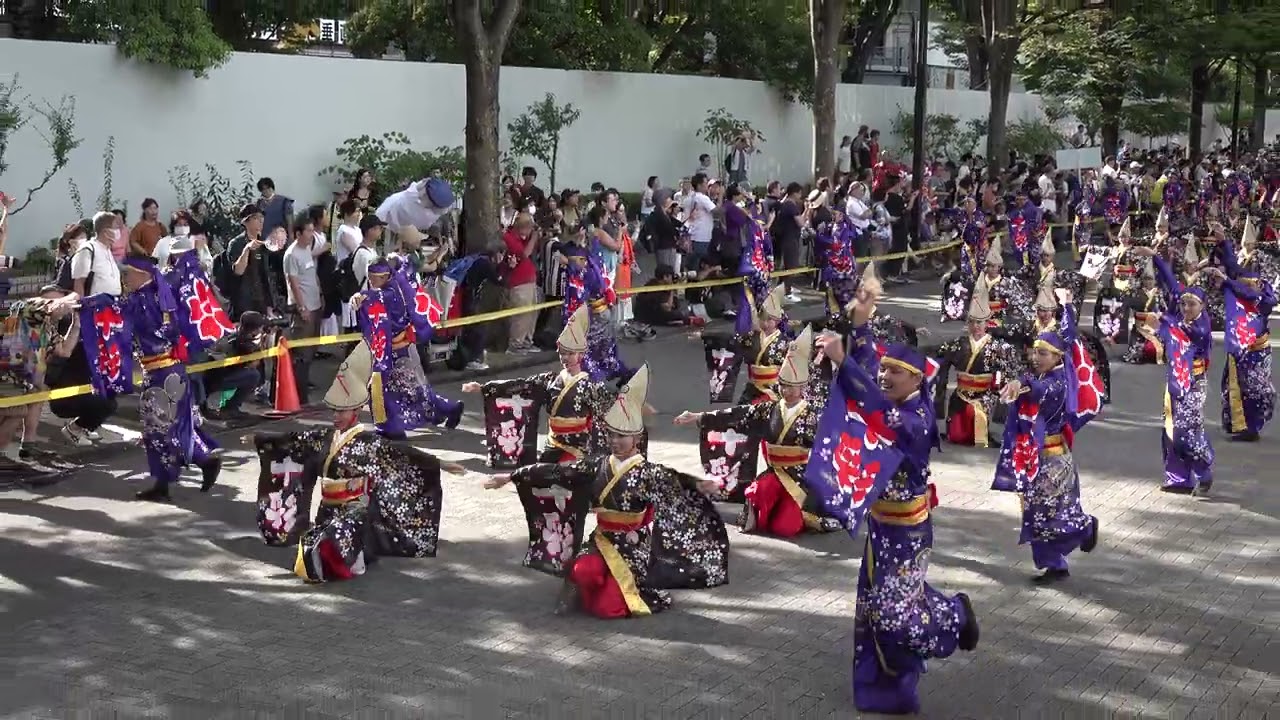 十人十彩　原宿表参道元気祭　スーパーよさこい2023 NHKストリート2②　４K　2023 08 27