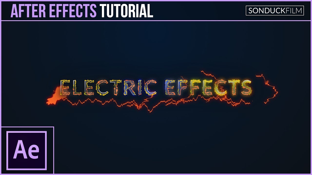How to Create Electric Effects for Motion Graphics - After Effects Tutorial