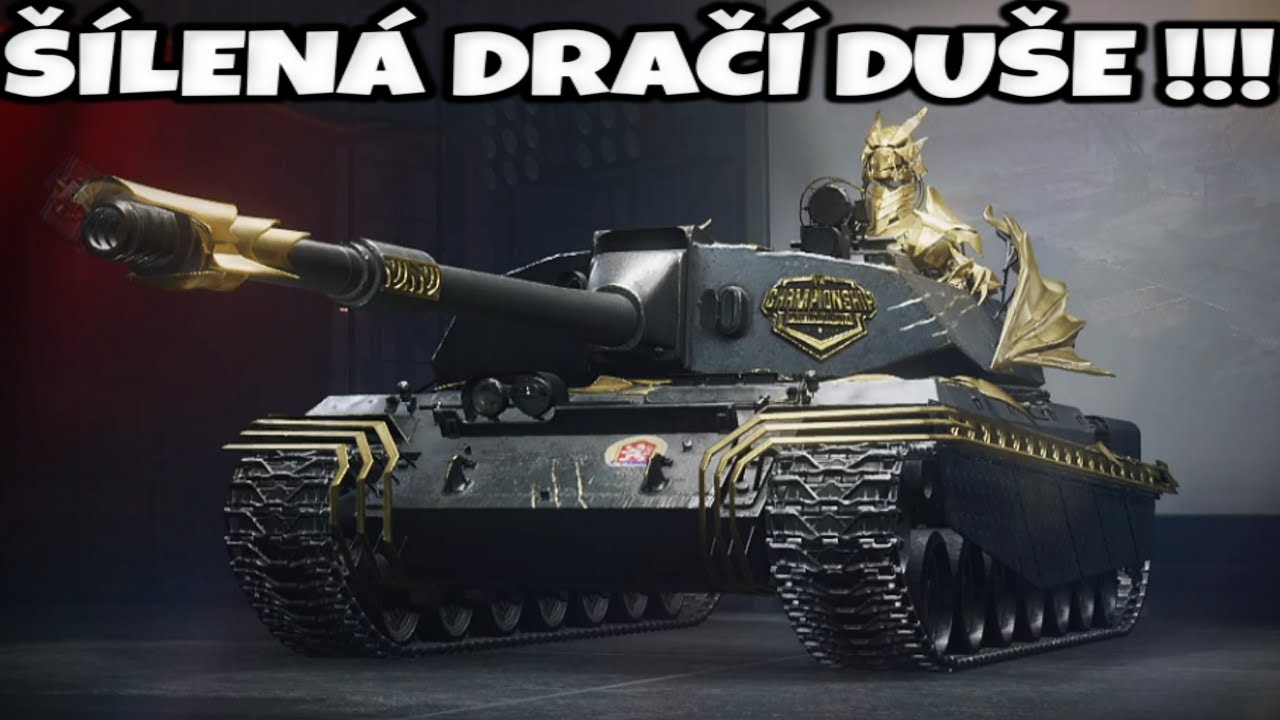 Wot cz - ŠÍLENÁ DRAČÍ DUŠE !!! - Prémiový tank se zlatým drakem !!!