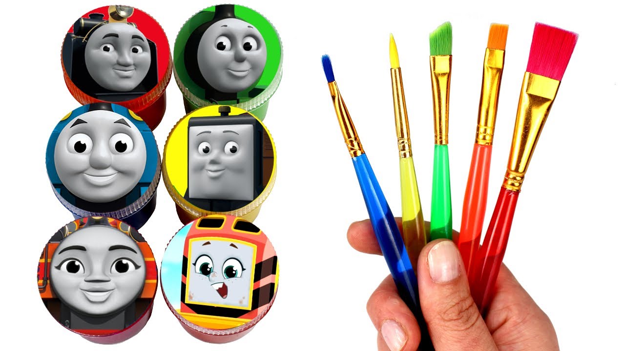 Thomas the Train Drawing and Painting | How to Draw Thomas and Friends Characters