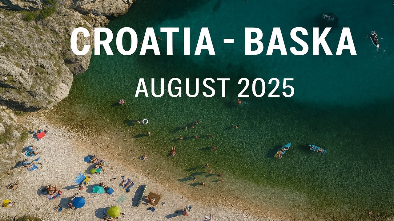 Baška, Croatia | Stunning 4K Drone Footage | Adriatic Paradise