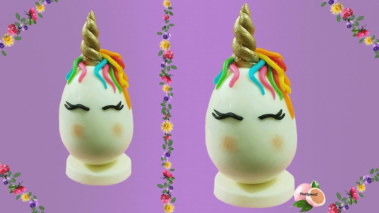 HUEVO DE PASCUA UNICORNIO  RELLENO CON CONFITES 🦄 UNICORN  EASTER EGG