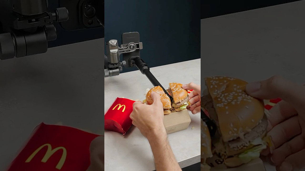 Shot on iPhone + SANDMARC Probe Lens - Big Mac edition 🍔 #cinematic #videography #mcdonalds
