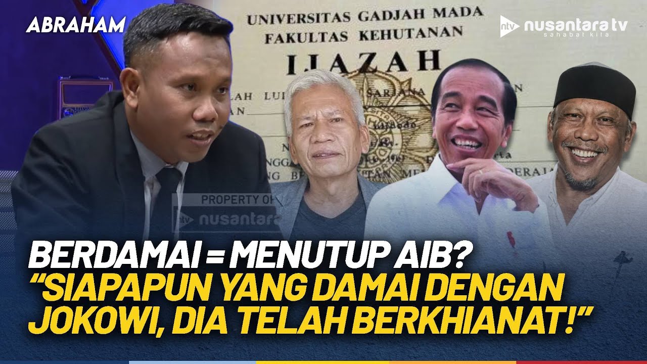 Khozinudin Tegas Tolak Mediasi Kasus Ijazah Jokowi: Yang Damai Itu Berkhianat! | ABRAHAM