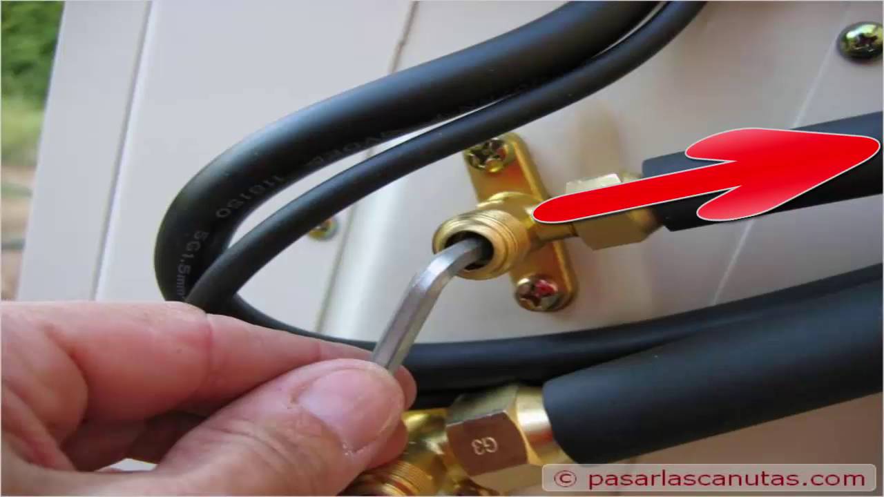 COMO RECOGER EL GAS A UN AIRE ACONDICIONADO