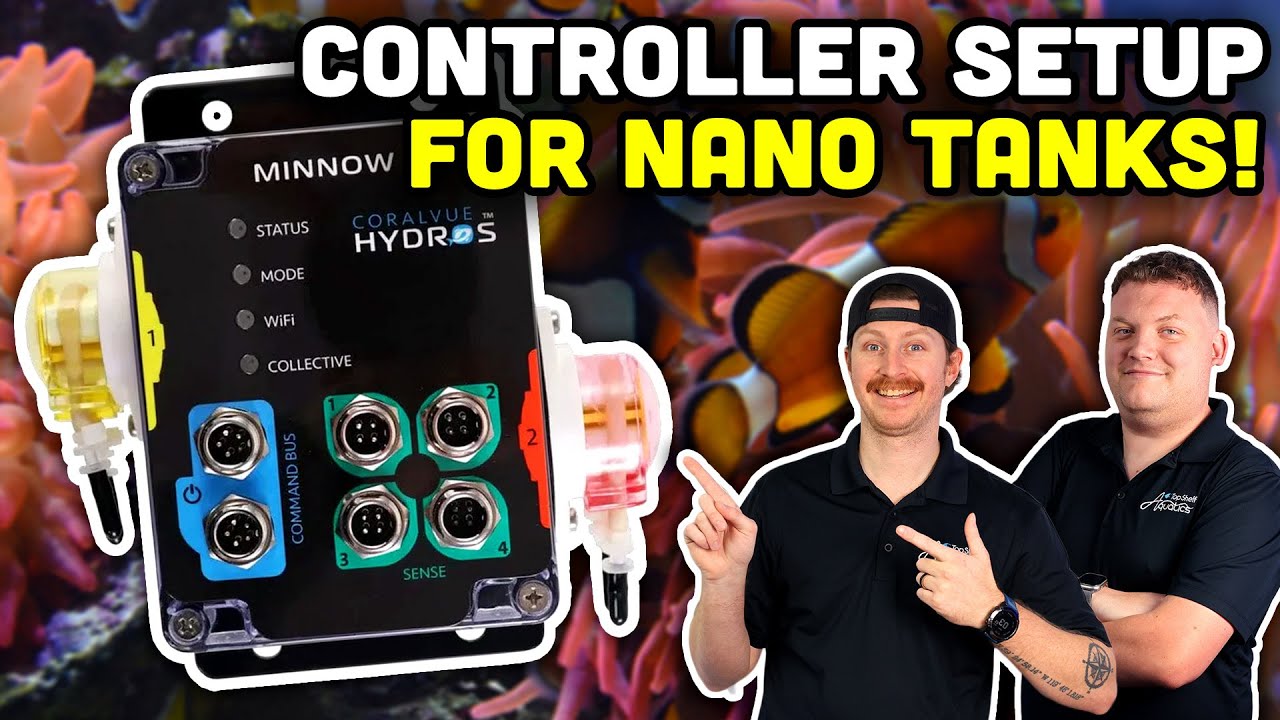 Adding a Controller to Nano Tanks! Hydros Minnow Showcase and Setup Guide!