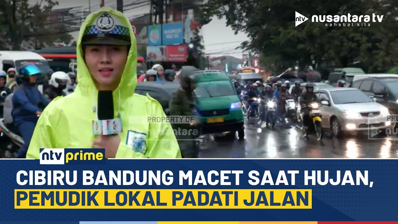 Arus Padat di Cibiru Bandung Jelang Buka Puasa, Kendaraan Merayap di Tengah Hujan | NTV PRIME