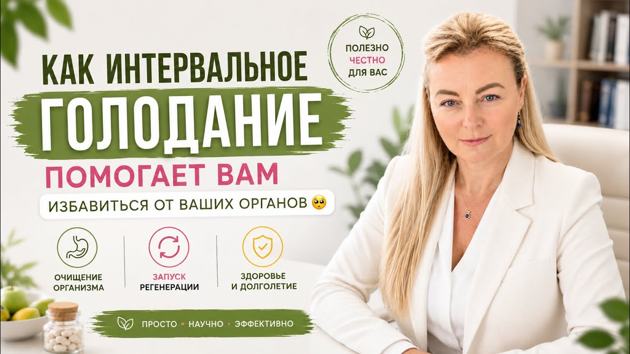 Как интервальное голодание помогает вам избавиться от ваших органов🥹
