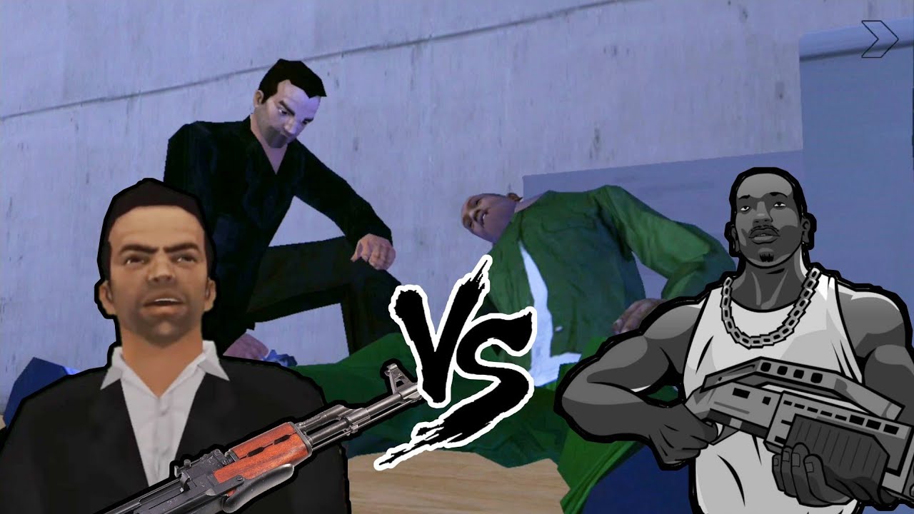 Toni Cipriani Kills CJ In The Mission End Of The Line - GTA San Andreas