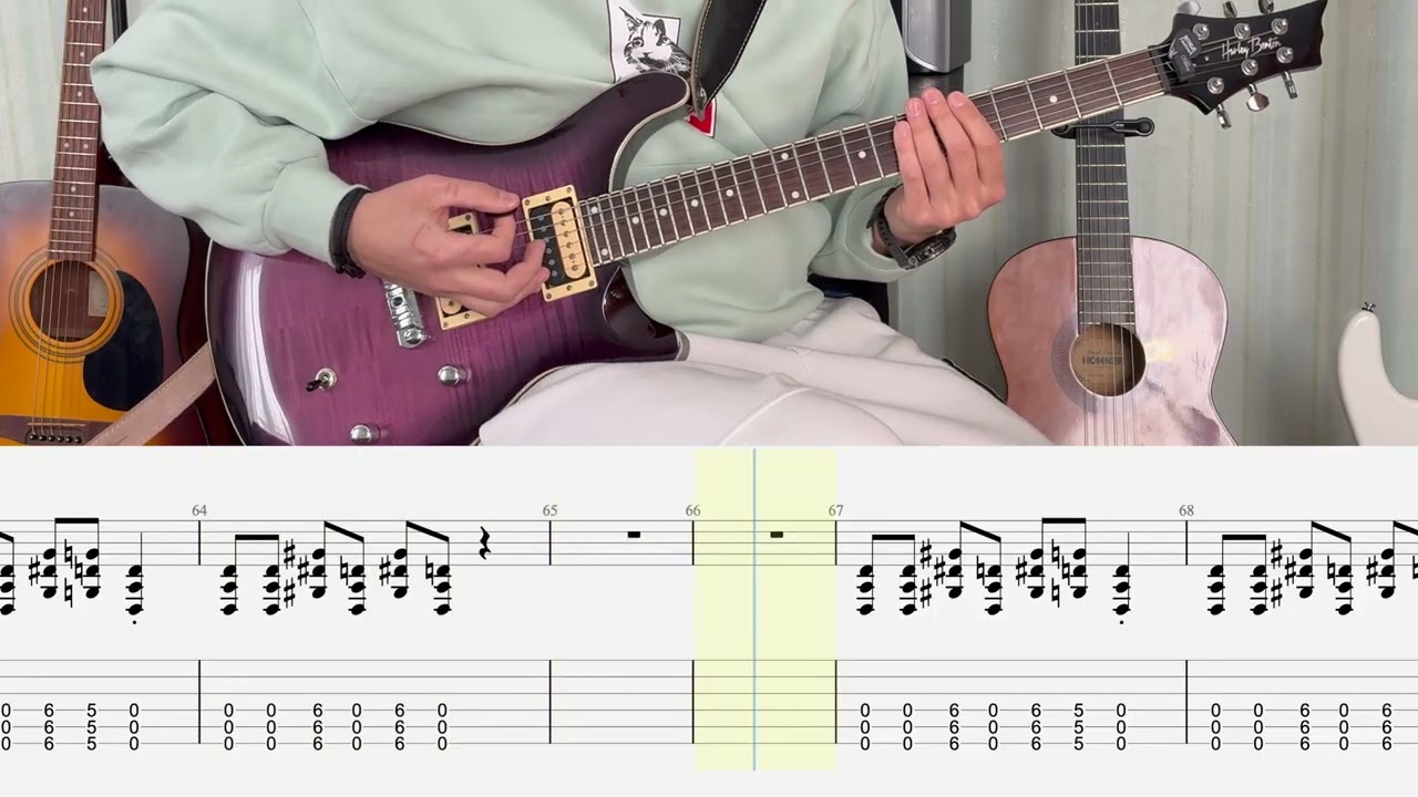SONNE – Rammstein (Grandma’s Smuzi cover) | Guitar Play Along + Tabs | Drop D
