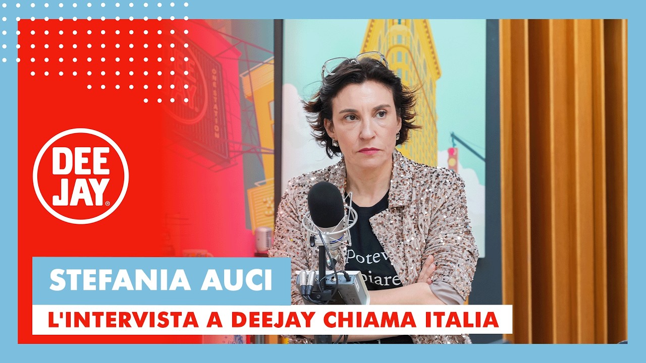 Stefania Auci a Deejay Chiama Italia con il nuovo libro 