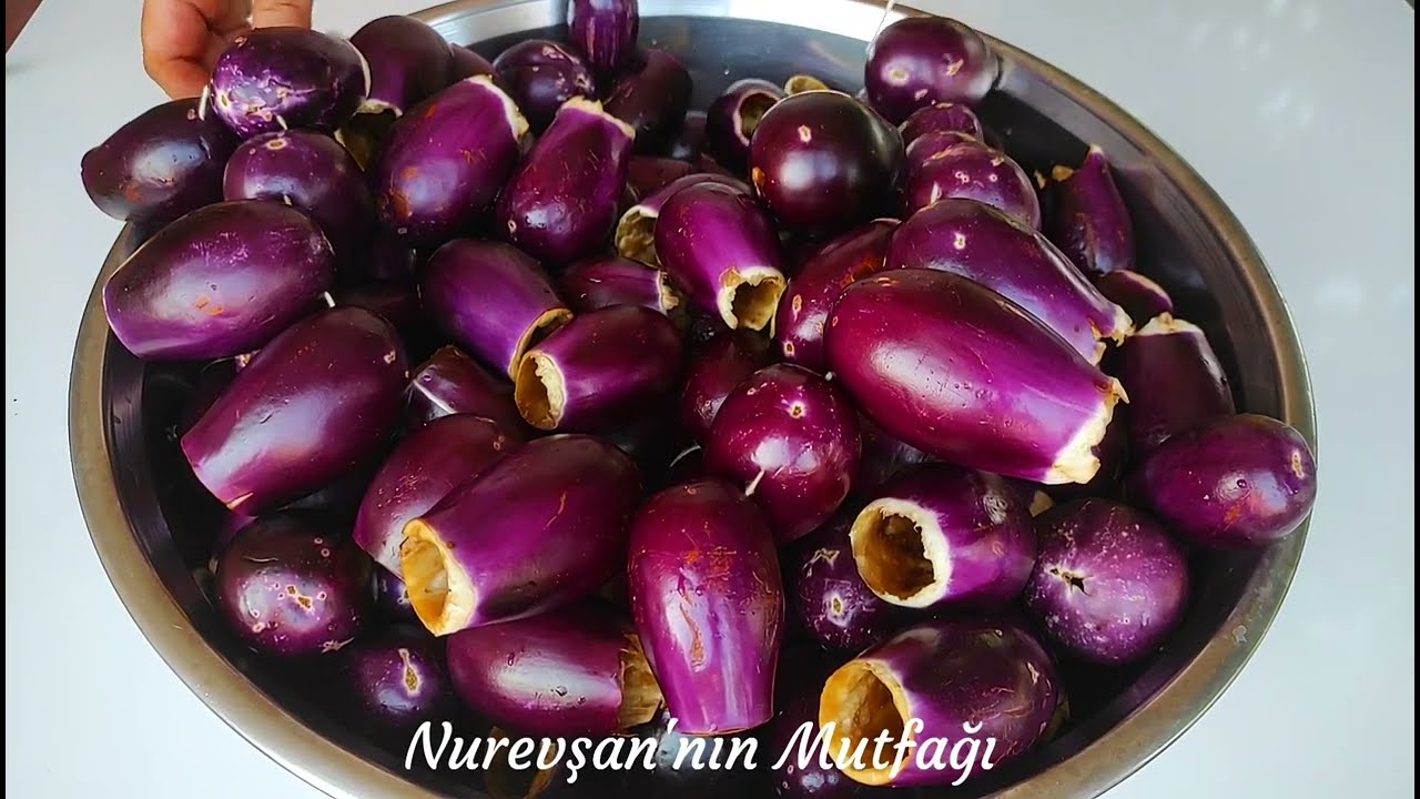 ❌ Dolmalık patlıcan nasıl kurutulur ? Kışlık hazırlıkları başladı 👌