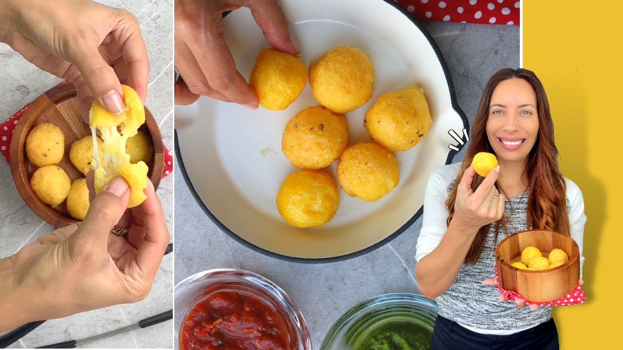 Bombas de papas (sin freir) | 3 ingredientes
