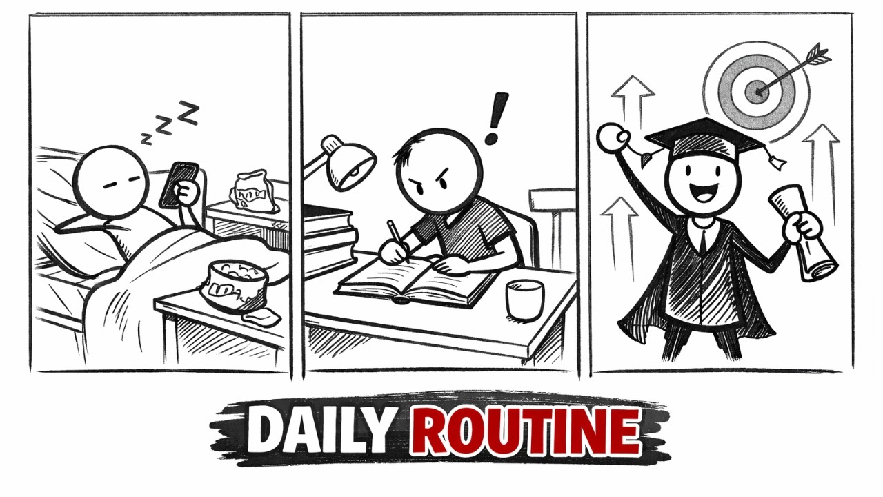 🔥 The Perfect Daily Routine for Students (No Burnout, Real Result
