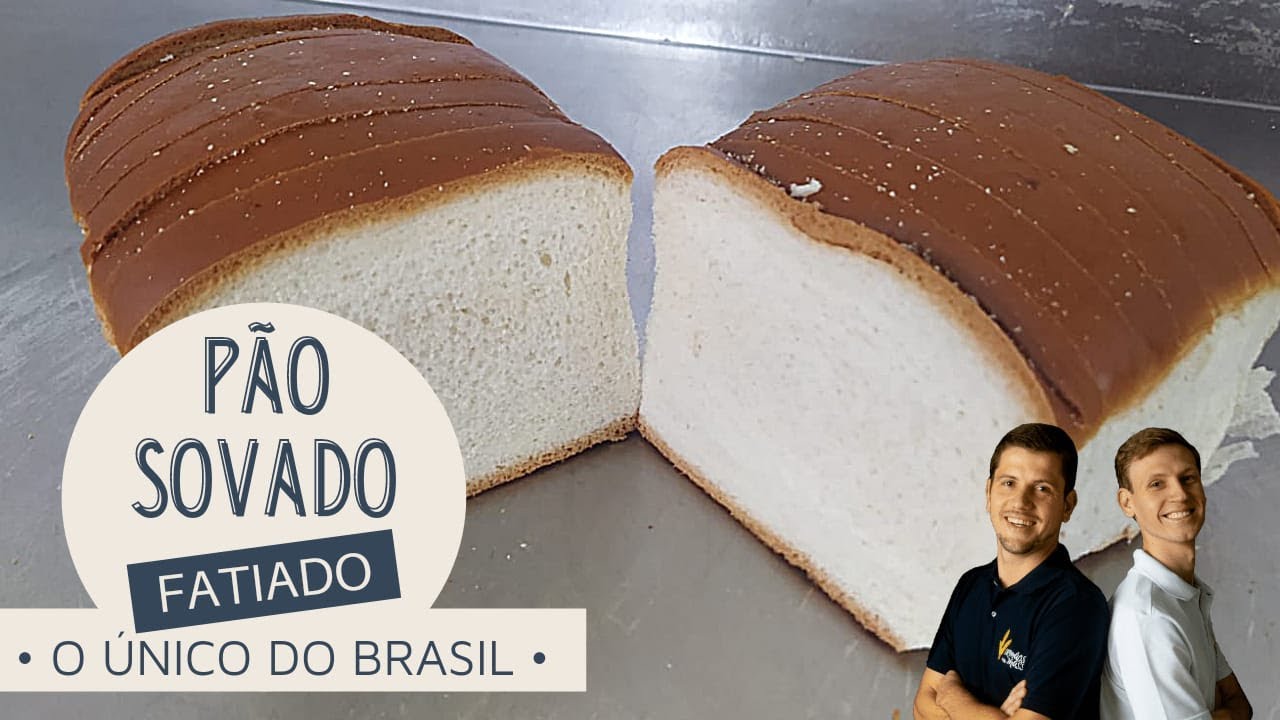 PÃO SOVADO | Receita completa industrial | Pão fatiado