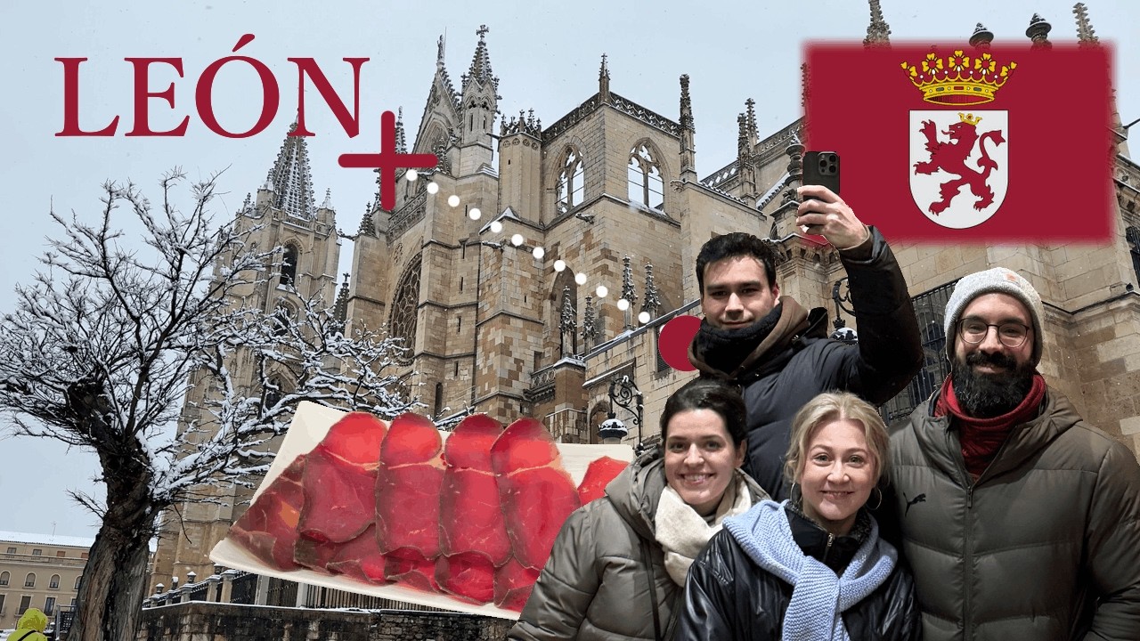 Nos nieva❄️ en León! Vlog por España 🇪🇸