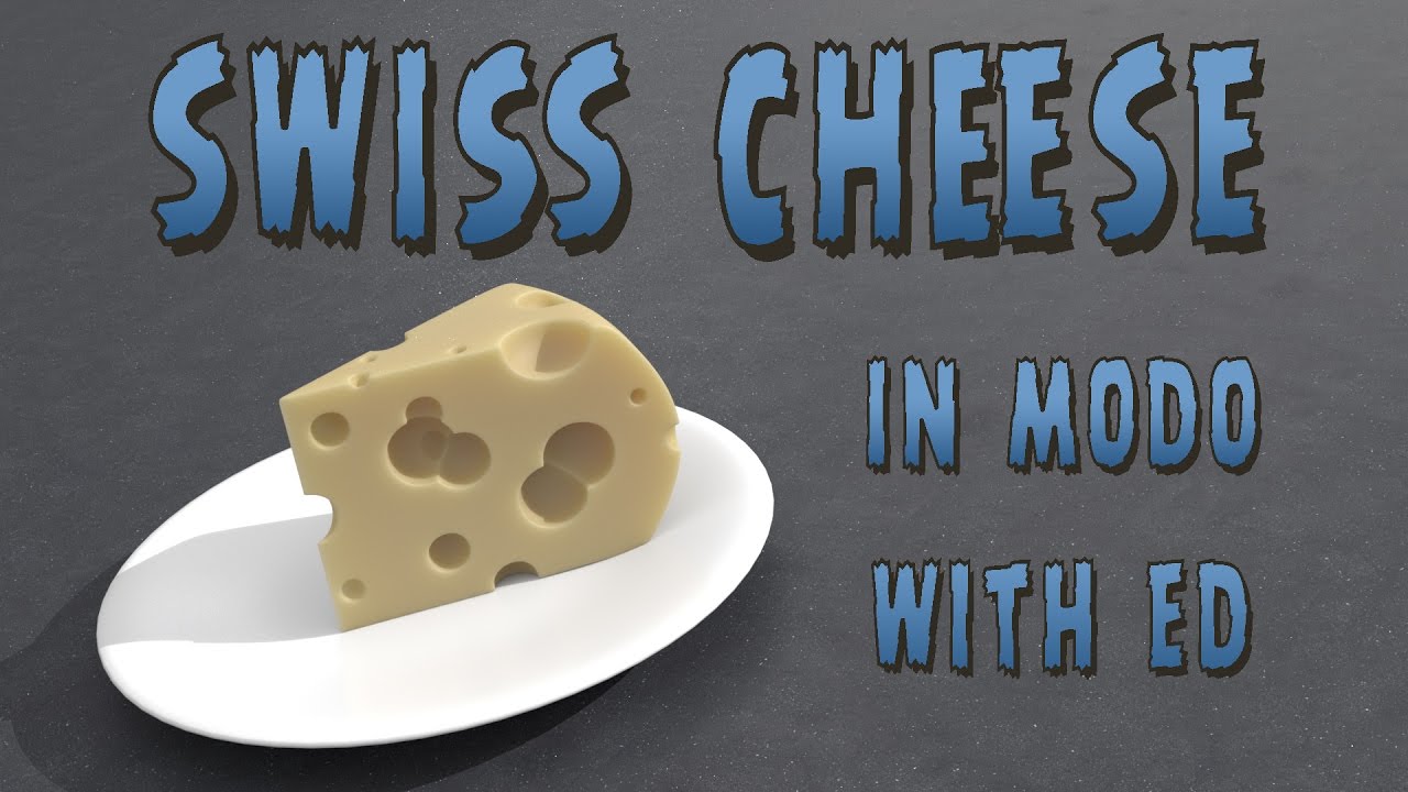 MODO | Making Swiss Cheese with Mesh Fusion