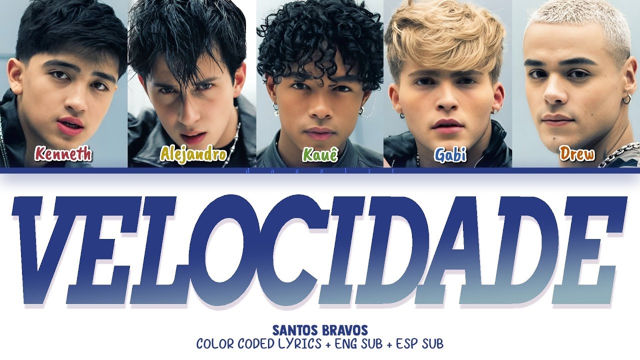 [Santos Bravos] 'VELOCIDADE' (Color Coded Lyrics + ENG SUB + ESP SUB) | Versi&oacute;n Corregida