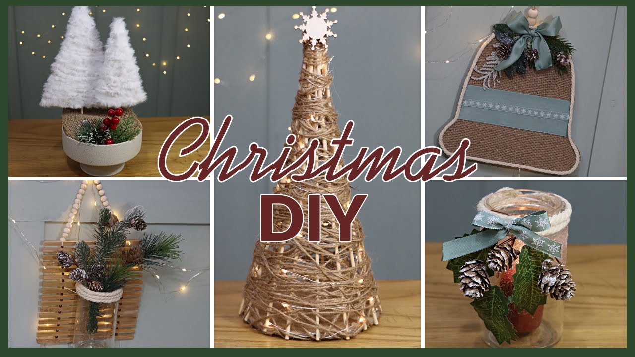 VLOGMAS 3: DIY UKRASI/ POKLONI  OD STVARI KOJE IMATE KOD KUĆE