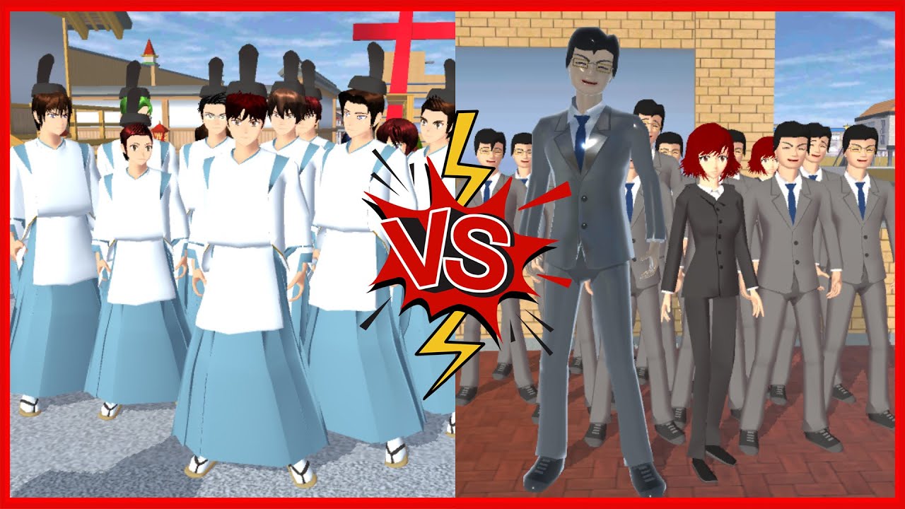 Shinto Priest VS Tax Office || SAKURA School Simulator
