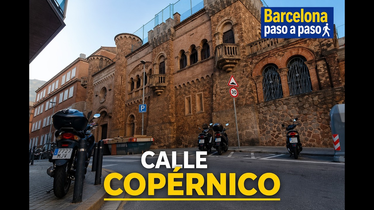 Calle Copérnico | Sarrià-Sant Gervasi | Barcelona Walking Tour | Spain Virtual Tour