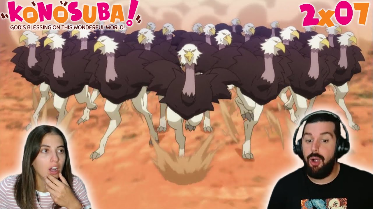 ¡VIAJE A LAS AGUAS TERMALES! - REACCIÓN 2X07 KONOSUBA