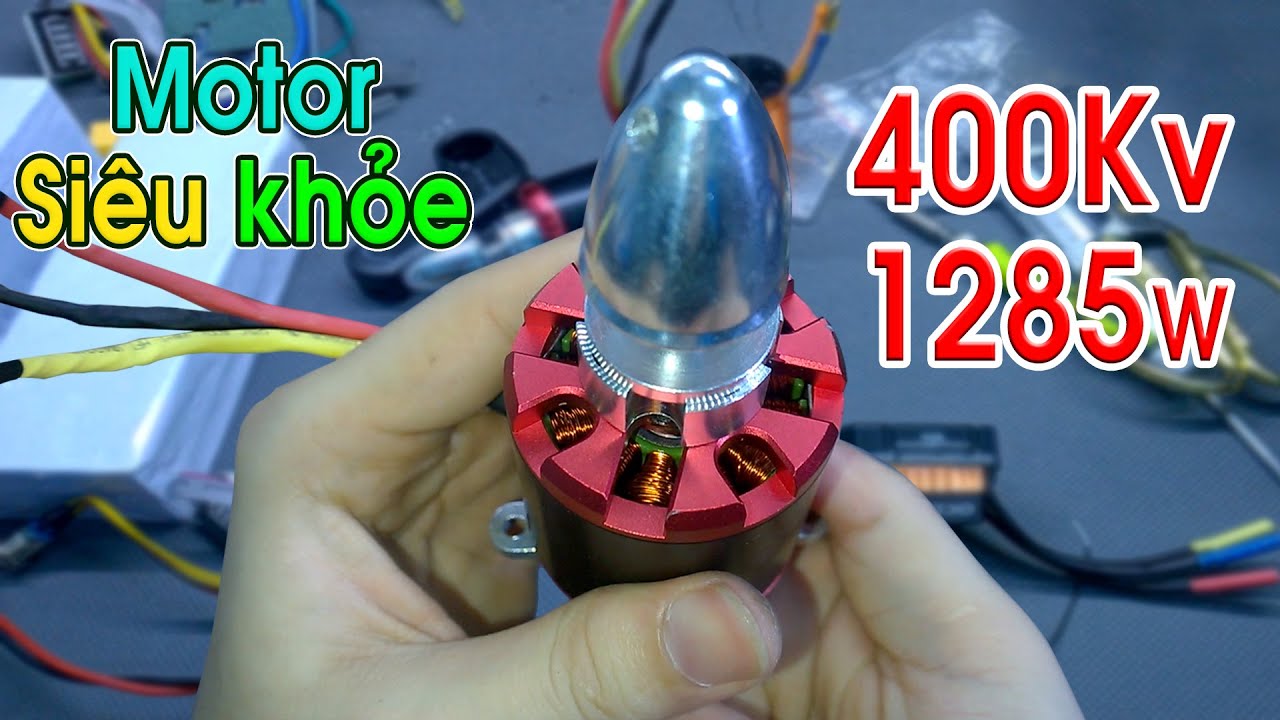 Mua Motor Brushless 400Kv 1285W Chuyên Chế Xe điện Siêu Mạnh Nhân Dịp Sale Banggood